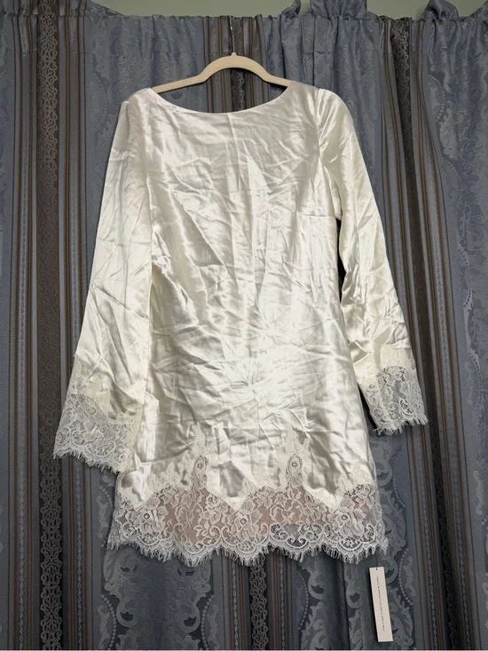 Reformation Blanche Silk Dress IvoryBridal Silk